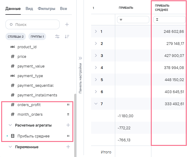 Add Ravg Оконные функции - AW BI